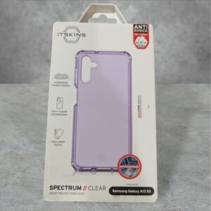 Itskins Spectrum Clear Case for Samsung Galaxy A13 5G Purple See Description T2